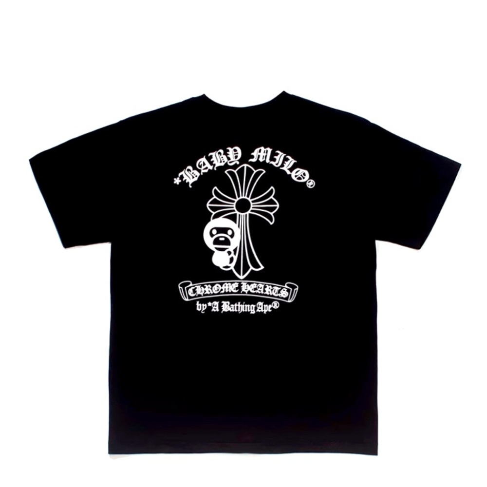Bape X Chrome hearts T shirt.